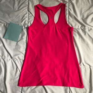Hot pink 90 degree tank